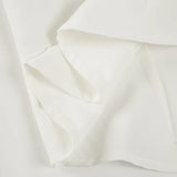 Purpdrank  Sweet Preppy Summer Solid White Short Puff Sleeve Single Breasted Bow Folds Women Shirt