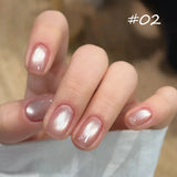 Purpdrank  Pink Peach Cat Magnetic Gel Nail Polish-CAT EYES High Transparency Easy Sparkling Shine,Perfect for Women Gift For Summer