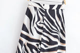 Purpdrank  Striped Prints Pants Set Women 2 Piece Spring BacklessWaistcoat With Button Wide Leg Casual Trousers Women Outfit