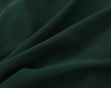 Purpdrank  French Style Retro Dark Green V neck Corset Style Sling Dress Women Elastic Back Ruffles Hem Short Dresses Summer Robe Vestidos