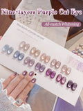 Purpdrank  TC Pure Lust Golden Light Heroine Cat Eye Gel Nail Polish New Whitening Ice Transparent Super Flash Nail Art Nail Supplies