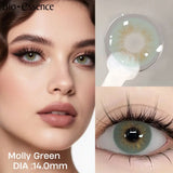 Purpdrank  NEW Colored Contact Lenses Green Lenses Beauty Makeup Lens Natural Color Pupils Korean Lenses Cosmetics Eye Contacts