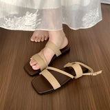 Purpdrank  Sandals Women Summer Shoes Woman comfortable flat Sandals Fashion open toe Rome Sandals  Elegant Ladies Dress Shoes