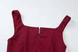 Purpdrank  Sleeveless Backless Bodycon Zipper Straps Pleated Long Dress Solid Sexy Elegant Maxi Dress Party Club Prom Summer Outfit