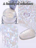 Purpdrank  12ML 4-Color Pink Blue White Green Explosive Gel Nail Polish Diamond Gel Polish Summer Nails Blue Nails Nail Supplies