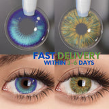 Purpdrank  1 Pair Colored Contact Lenses Natural Look Brown Lenses Beauty Gray Lense Blue Lenses Fast Delivery Green Eye Lenses