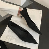 Purpdrank  Women Sandals Pointed Toe Elegant Low-heel Shoes Summer Fashion Slingback Woman Mules Shoes Pumps Dress Shoes 2026