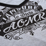 Purpdrank  Spring Grey Women's T-shirt V-Neck Long Sleeves Letter Print Crop Top Casual Fashion T Shirt Female Streetwear Sexy Cropped Tops