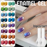 Purpdrank  10ML Red Wine Cat Magnetic Gel Nail Polish Glitter Semi Permanant Soak Off UV LED Gel Varnish For Manicure DIY Nail Supplies