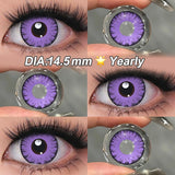 Purpdrank  Colorful Cosplay Contact Lenses Eye Lenses Multicolored Red Lenses For Eyes Halloween Contact Lens Beauty Pupils
