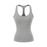 Purpdrank  8 colors 2025 Summer Sexy U collar Chest with Pad Cut Out Shoulder Tank Women Hollow Out Back Crop Top Camisoles Tank Vest Tee