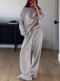 Purpdrank  2 Pieces Women's Sets Autumn Winter Pullover Suit Long Sleeve Tops And Pants Suits Two Piece Set Tracksuit Outfit
