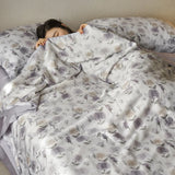 Purpdrank  Summer Quilt Comfortable and Breathable Quilts Top Quality Ultra Soft Floral Comforter