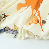 Purpdrank  Spring New Women's Fashion and Elegance Slim Fit Versatile Printed Loose Strap Short Dress