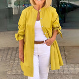 Purpdrank  Elegant Women Shirt Top Elegant Women's Long-sleeved Shirt Collection Versatile Workwear Party Tops Vacation for Stylish