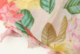 Purpdrank  Fashion Semi Sheer Floral Print Wood ears Ruffles V neck Pullover Shirt Women Full Flare Sleeve Loose Chiffon Blouses Tops
