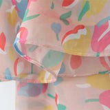 Purpdrank  Sexy Halter Collar Pink Gradient Tie dye print Cross lacing up Bow Backless Sling Dress Women Irregular Mini Dresses Robe