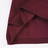 Purpdrank  Casual Basic Ribbed Knitted Sweater Solid V-Neck Button Front Long Sleeve Pullover Women Autumn Winter Y2K Streetwear Lady