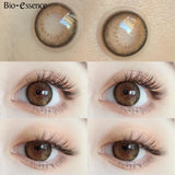 Purpdrank  1 Pair Korean Lenses Mermaid Green Colored Contact Lenses with Degree Myopia Lenses Green Lenses High Quality Lenses