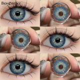 Purpdrank  Color Contacts Lens Natual Colored Pupils Cosmetics NEW Contact Lens Blue 14.2mm Eye Color Lens Black Lens Beauty