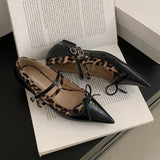 Purpdrank  Elegant Pointed Toe Low Heel Shoes for Women Fashion Double Buckle Bowknot Design Shallow Dress Pumps Luxury Brand Designer Shoe