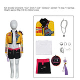 Purpdrank  Children Cosplay Performance Costume Outfit Rumi Group Concert Halloween Clothes Outfit Size 110-160