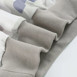 Purpdrank  Women Casual Camouflage Print Matching Set Chic Off Shoulder Long Sleeve Loose Top and Shorts Streetwear 2 Piece Outfit