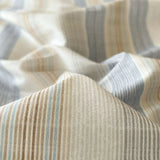 Purpdrank  4Pcs Grid Printed Fitted Sheet Bedclothes Cotton Double-Sided Mix Color Soft Quilt Cover Single Double Comfort Set for Adults