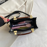 Purpdrank  Fashion Handbags For Women New Luxury Designer Purses And Handbags Stone Pattern Glossy Street Shoulder Crossbody Bag