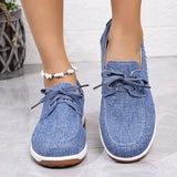 Purpdrank  New Style Women Round Toe Flat Shoes Fashion Ladies Casual Shoes Plus Size 36-43 Female Spring Footwear  Canvas Shoe
