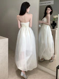 Purpdrank   Sexy High-Neck Lace Trim Long Dress Slimming Bodycon Gown Princess Style Princess Cut A-Line Silhouette Backless Wedding Dress