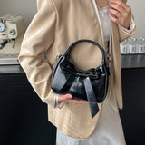 Purpdrank  Bow Knot Mini Top-handle Bags For Women 2025 Spring Latest Trend Designer Purses And Handbag Luxury Shoulder Crossbody Bag