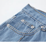 Purpdrank  Autumn Vintage Denim Women's Wide Leg Pants 2025 New High Waist Casual Loose Jeans Straight Full Length Trousers Female