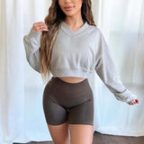 Purpdrank  Women's Long Sleeve Solid Color Sweater Top Loose Casual European American Style Independent Station Fashion for