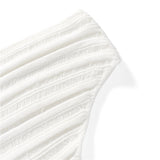 Purpdrank  Summer Dress Women Solid Color One Shoulder Slim Fit Sleeveless Bodycon Knitted Dresses y2k Club Party Dresses