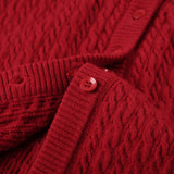 Purpdrank  Casual Solid Sweaters Sweet Loose Square Collar Long Sleeve Knitted Cardigans Women Autumn Winter Streetwear Fashion Ladies