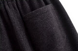Purpdrank  European style new women's fashion versatile and elegant solid color high-waisted slimming loose trousers