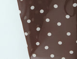 Purpdrank  Sexy Coffee Polka Dot Chiffon Lacing up Backless Camisole Tank Top + Zipper Low Waist Knee Length Mermaid Skirt 2 Pieces 1 Set