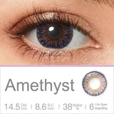Purpdrank  Natural Color Contact Lenses for Eyes 3 Tone Color Lens Gray Contact Lens Yearly Fashion Blue Contact Lens Colored Eye Contacts