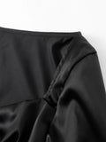 Purpdrank  Sexy backless folds black mini summer dress women corset club party dress sets woman bodycon long sleeve evening dresses vestido