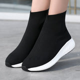 Purpdrank - Women's Short Boots, High Elasticity, Fashionable, Lightweight Casual Shoes