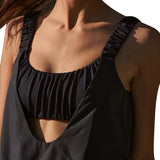 Purpdrank  Women Tennis Workout Mini Dress with Built in Bra and Shorts Set Summer Cut Out Sleeveless Athletic Golf Dress