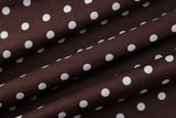 Purpdrank  New Brown Polka Dot Print Lace Spliced Cami Dress Women Summer Sexy Sleeveless Slim High Waist Mini Beach Party Dress