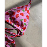 Purpdrank  3 Pieces Bikini Set Wiht Mini Skirt Women Swimwear Sexy Bikinis Bandeau Push Up Beachwear Bodysuit Thong Biquini Female