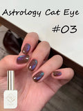 Purpdrank  12ML 10-Color Blue Series Blue Eyes Star Sea Cat Eye Gel Nail Polish New Summer Flash Lamp Cat Eye Nail Polish Nail Art