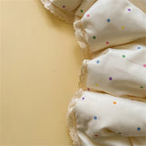 Purpdrank  INS Girls Cherry Soft Bedding Set Washed Cotton Bed Sheet Queen King Size Duvet Set Flower Comforter Set Pillowcase Bed Linens