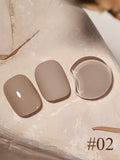 Purpdrank  TC 10ML Autumn Winter Mousse Black Chocolate Caramel Coffee Chocolate Gel Nail Polish 2025 Meilad Whitening Tmperament Nail Art