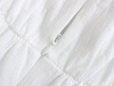 Purpdrank   Sexy White Spliced Embroidery Lace Bra Corset style Mini Dress Women Backless Party Skater Short Sling Robe Holiday