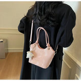  Purpdrank   New Sweet Style Zipper PU Square Women's Shoulder Crossbody Bag Solid Color Popular Commuting Fashion Small Square Bag