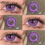 Purpdrank  1 Pair Green Eye Contacts 1 Pair Blue Colored Contact Lenses for Eyes Brown Colored Pupils Discounts Cosmetic Lenses